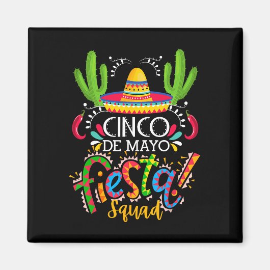 Cinco De Mayo Magnet (Vorne)