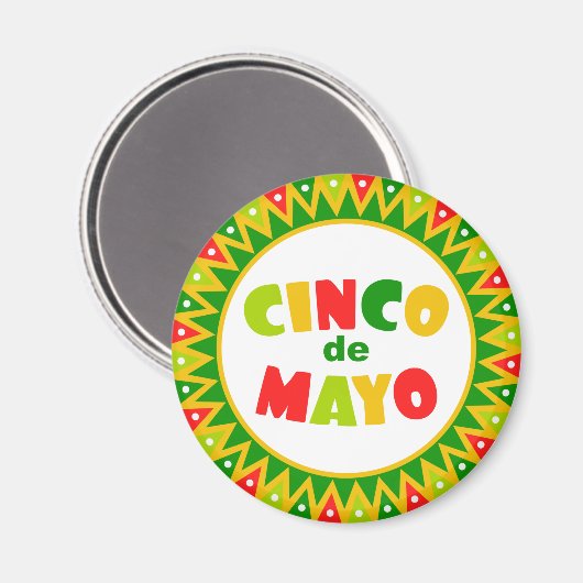 Cinco de Mayo Magnet (Vorderseite/Rückseite)