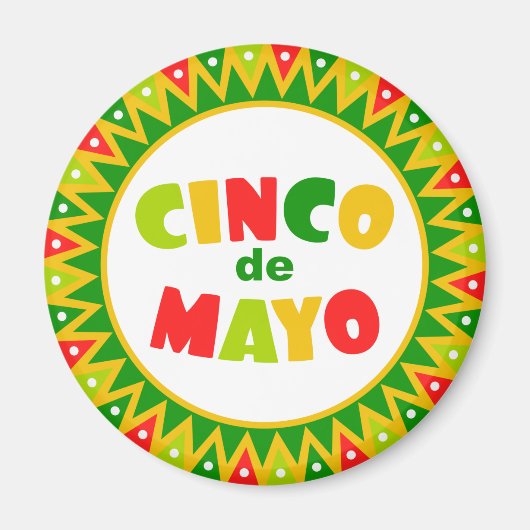 Cinco de Mayo Magnet (Vorne)