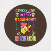 Cinco de Mayo Magnificent Mexico Etiketten (Design 1)