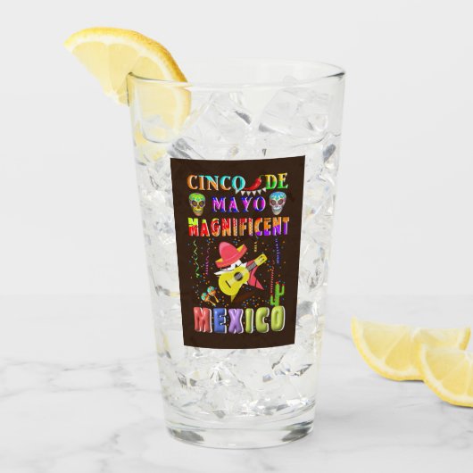 Cinco de Mayo Magnificent Mexico Glas (Vorderseite Ice)