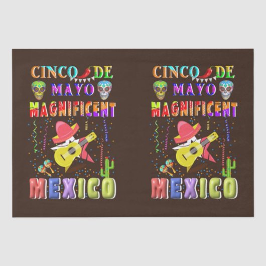 Cinco de Mayo Magnificent Mexico Seidenpapier (Vorderseite)