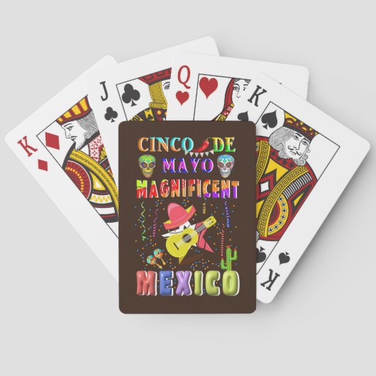 Cinco de Mayo Magnificent Mexico Spielkarten (Rückseite)