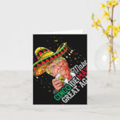 Cinco De Mayo Make Cinco De Mayo Great Again Trum Karte (Gelbe Blume)
