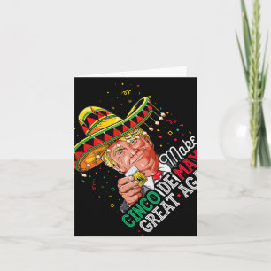 Cinco De Mayo Make Cinco De Mayo Great Again Trum Karte
