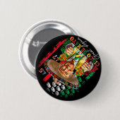 Cinco De Mayo Make Cinco De Mayo Wieder Trump Button (Vorne & Hinten)