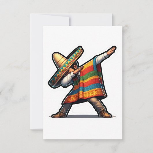 Cinco de Mayo Man Dankeskarte (Vorderseite)