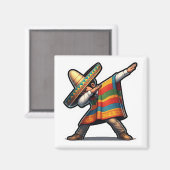 Cinco de Mayo Man Magnet (Vorderseite/Rückseite)