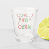 Cinco De Mayo Maracas Schnapsglas (Rückseite)