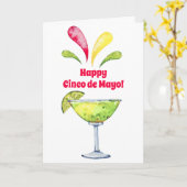 Cinco de Mayo Margarita Card Karte (Gelbe Blume)