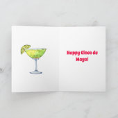Cinco de Mayo Margarita Card Karte (Innenseite)