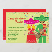 Cinco de Mayo Mariachi Einladungen (Vorne/Hinten)
