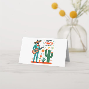 Cinco de mayo mariachi - mexikanischer Stolz Platzkarte