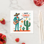 Cinco de mayo mariachi - mexikanischer Stolz Serviette (Beispiel)