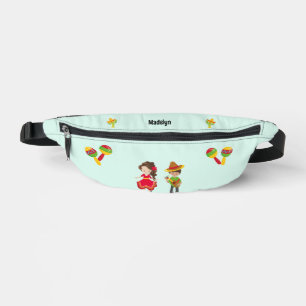 Cinco De Mayo Mariachi Music Dancing Cactus Custom Bauchtasche
