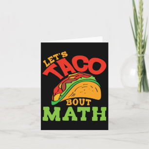 Cinco De Mayo Math Club Shirt Taco über Mat Karte
