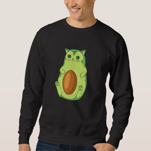 Cinco De Mayo   Meow Avogato Cat Avocado Mexico Sweatshirt (Vorderseite)