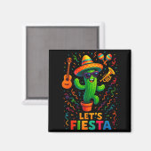 Cinco de mayo mexican cactus party funny letsCinco Magnet (Vorderseite/Rückseite)