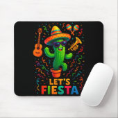 Cinco de mayo mexican cactus party funny letsCinco Mousepad (Mit Mouse)
