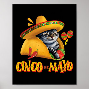 Cinco De Mayo - Mexican Fiesta 5 De Mayo Funny Tac Poster