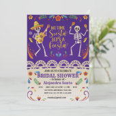 Cinco de Mayo Mexican Fiesta Brautparty Custom Einladung (Stehend Vorderseite)