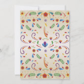 Cinco de Mayo Mexican Fiesta Brautparty Custom Einladung (Rückseite)