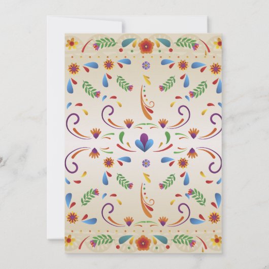 Cinco de Mayo Mexican Fiesta Dankeskarte (Rückseite)