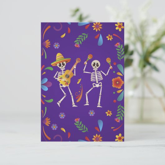 Cinco de Mayo Mexican Fiesta Dankeskarte (Stehend Vorderseite)