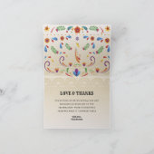 Cinco de Mayo Mexican Fiesta Dead Skull Custom Dankeskarte (Innenseite)