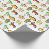 Cinco de Mayo Mexican Fiesta Party Celebration Geschenkpapier (Ecke)