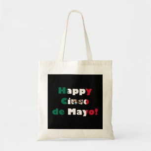 Cinco de Mayo Mexican Flag Design Tragetasche