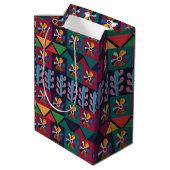 Cinco De Mayo Mexican Mittlere Geschenktüte (Rückseite Schrägansicht)