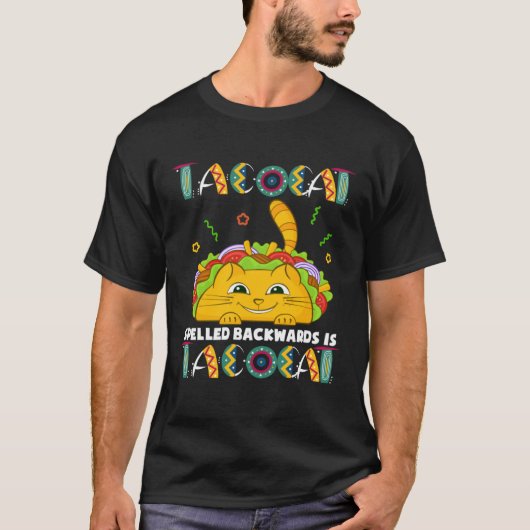 Cinco De Mayo Mexican Tacocat Cat For Kids T-Shirt (Vorderseite)
