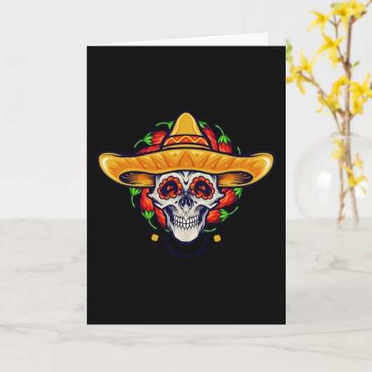Cinco de mayo mexicanus karte (Gelbe Blume)