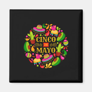 Cinco De Mayo Mexikanische Fiesta 5 De Mayo Gesche Magnet