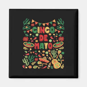 Cinco De Mayo Mexikanische Fiesta 5 De Mayo Männer Magnet