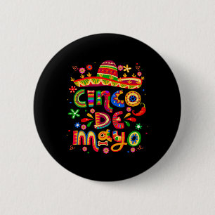 Cinco De Mayo Mexikanische Fiesta Feiern 5 De Mayo Button