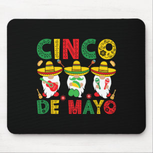 Cinco De Mayo Mexikanische Gnome Fiesta 5 De Mayo  Mousepad