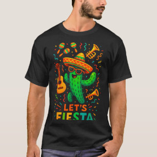 Cinco de mayo mexikanische Kaktus-Party lustig las T-Shirt