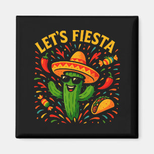 Cinco de Mayo mexikanische Kaktus-Party lustig let Magnet
