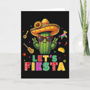 Cinco De Mayo Mexikanischer Kaktus Lustig Lass uns Karte
