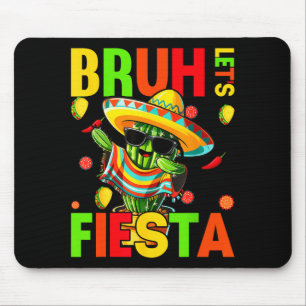 Cinco de mayo mexikanischer Kaktus lustig lass uns Mousepad