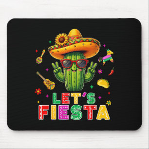 Cinco de mayo mexikanischer Kaktus lustig lass uns Mousepad