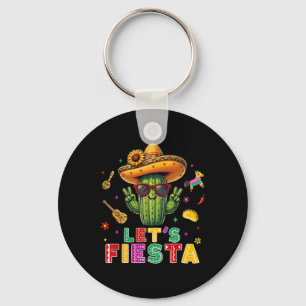 Cinco De Mayo Mexikanischer Kaktus Lustig Lass uns Schlüsselanhänger