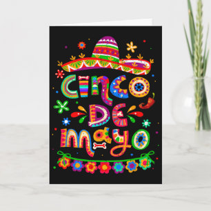Cinco De Mayo Mexikanischer Taco Lass uns Fiesta C Karte
