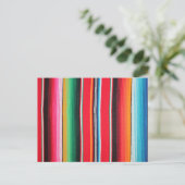 cinco de mayo, mexikanisches mexikanisches poncho postkarte (Stehend Vorderseite)