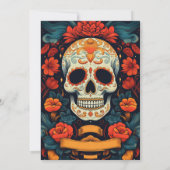 Cinco de Mayo Mexikanisches PARTY Einladung (Rückseite)