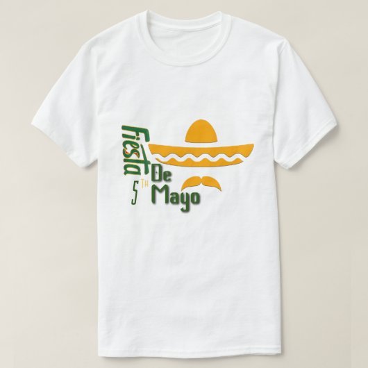 Cinco De Mayo Minamalist T-Shirt (Design vorne)
