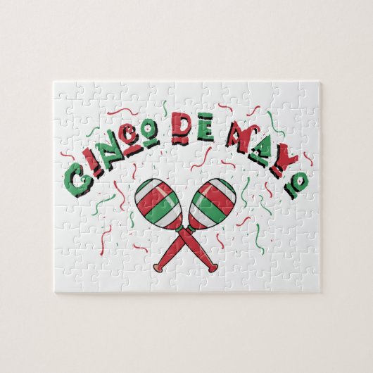 Cinco de Mayo mit Maracas Puzzle (Horizontal)