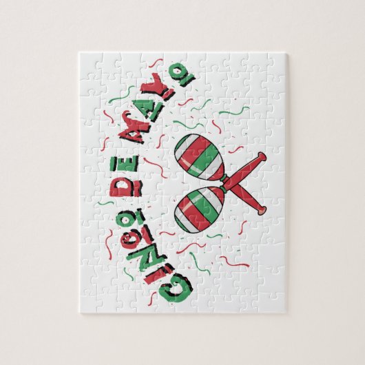 Cinco de Mayo mit Maracas Puzzle (Vertikal)